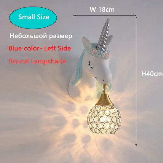 Applique Murale Féerique Décorative Enfantine Lumineuse. Bleu Petite Taille 3 / Température De