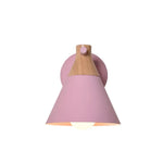 Applique murale grise et rose