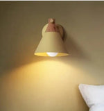 Applique murale grise et rose