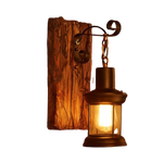 Applique Murale Industrielle Bois Applique