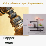 Applique Murale Industrielle Design Métallique Brut Chambre