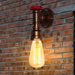 Applique murale industrielle tuyau