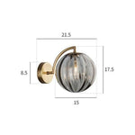 Applique Murale Led Dorée Élégante Design Moderne Chambre