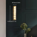 Applique Murale Led Élégante Design Contemporain. L45Cmxh9Cm / Blanc Naturel (3500-5500K) 0-5 W