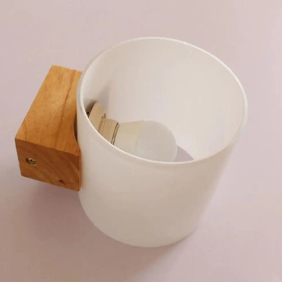 Applique Murale Led En Bois Design Contemporain Minimaliste. Chambre