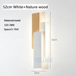 Applique Murale Moderne Design Scandinave 52 Cm Blanc / 3 Températures De Couleur Chambre
