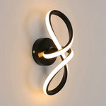 Applique Murale Moderne Noire | Salon Couloir Et Chambre À Coucher Applique