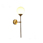 Applique Murale Moderne Suspendue Design Élégante. Blanc Laiteux B Chambre