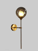 Applique Murale Moderne Suspendue Design Élégante. Gris Fumé B Chambre