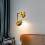 Applique Murale Nordique Élégante Minimaliste Cuivre Applique Chambre