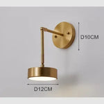 Applique Murale Nordique Élégante Minimaliste Cuivre Cuivré / Chine 11-15 W Applique Chambre