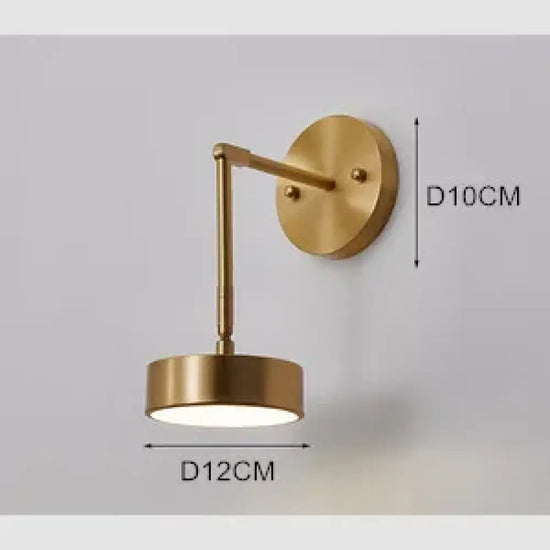 Applique Murale Nordique Élégante Minimaliste Cuivre Cuivré / Chine 11-15 W Applique Chambre