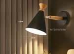 Applique Murale Nordique Lumineuse Et Élégante Noir Chambre