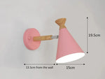 Applique Murale Nordique Lumineuse Et Élégante Rose Chambre