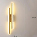 Applique Murale Pour Escalier Dorée / Gauche