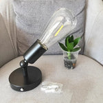 Applique Murale Rétro Style Loft Métal Brossé Chambre