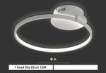 Cercle Blanc Plafonnier Design Luminaire Chambre