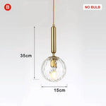 Design Led Avec Tube Acier Et Sphère Verre B Luminaire Chambre
