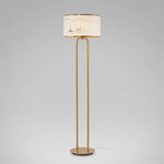 Lampadaire Doré Moderne Abat-Jour Japonais Luminaire Chambre
