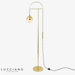 Lampadaire Led Design Doré Moderne Luminaire Chambre