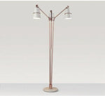 Lampadaire Led Doré Moderne Blanc Luminaire Chambre