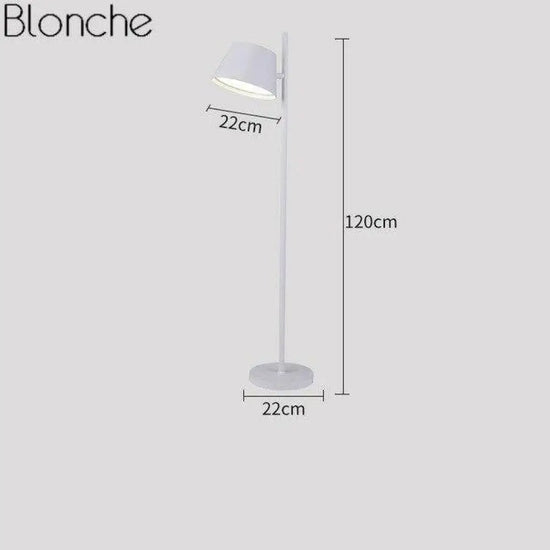 Lampadaire Led Moderne Coloré Design Blanc Luminaire Chambre