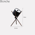 Lampadaire Tripode Led Scandinave Lampe - Noir Luminaire Chambre