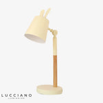 Lampe À Oreilles De Lapin Colorée Jaune Luminaire Chambre