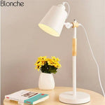 Lampe À Poser Led En Bois Ajustable Blanc Luminaire Chambre