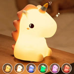 Lampe de chevet Licorne Silicone pour Enfants