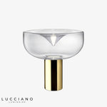 Lampe Led Design Abat-Jour Doré Luminaire Chambre