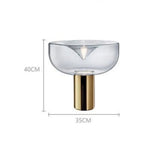Lampe Led Design Abat-Jour Doré Luminaire Chambre