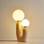 Lampe Led Design Résine Rose. Luminaire Chambre