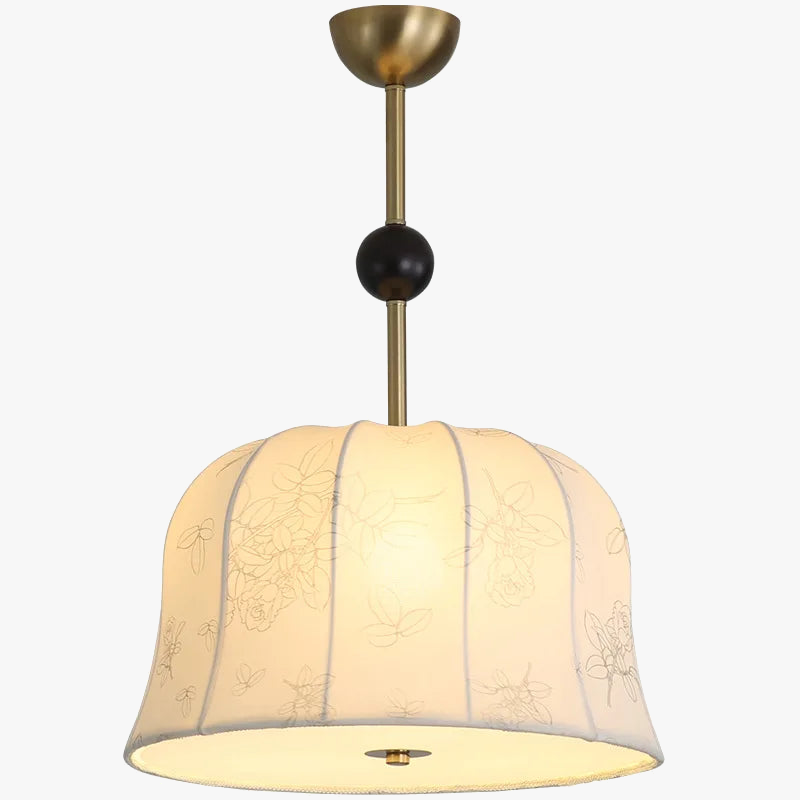 Lustre nordique en tissu pour éclairage moderne