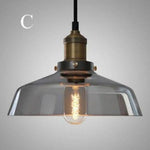 Lampe Suspension Led Verre Edison C Luminaire Chambre