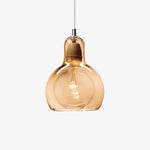 Led Loft Verre Suspension Design Ambre / S Luminaire Chambre