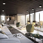 Led Rond Moderne En Aluminium Luminaire Chambre