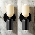 Lot De 2 Appliques Muraux Design Nordique Scandinave Beige Noir Applique Murale Moderne