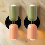 Lot De 2 Appliques Muraux Design Nordique Scandinave Vert Rose Applique Murale Moderne
