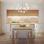 Luminaire Led Arbre Doré Moderne Chambre