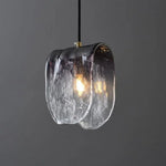 Luminaire Led Doré Avec Verre Texturé Chambre