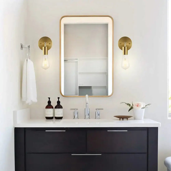 Luminaire Mural Salle De Bain Vintage 2 / Or Plafonnier