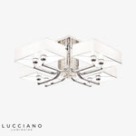 Lustre Chromé Cristal Verre Luxe Petit Luminaire Chambre