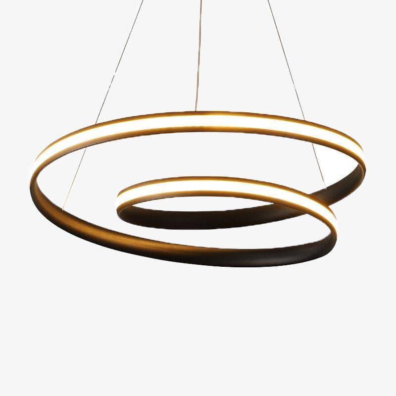 Lustre LED moderne et élégant.