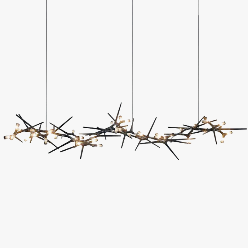 Postmodern Luxury LED Chandelier for Restaurant and Villa