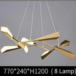 Lustre Led Moderne Multiabat-Jour Créatif 8 Lampes Luminaire Chambre