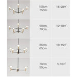 Lustre Moderne Méduse En Verre Hailey Luminaire Chambre