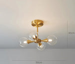 Lustre Scandinave Doré Salon Salle À Manger Et Chambre