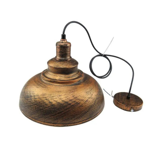 Lustre Vintage Style Bronze Luminaire Doré