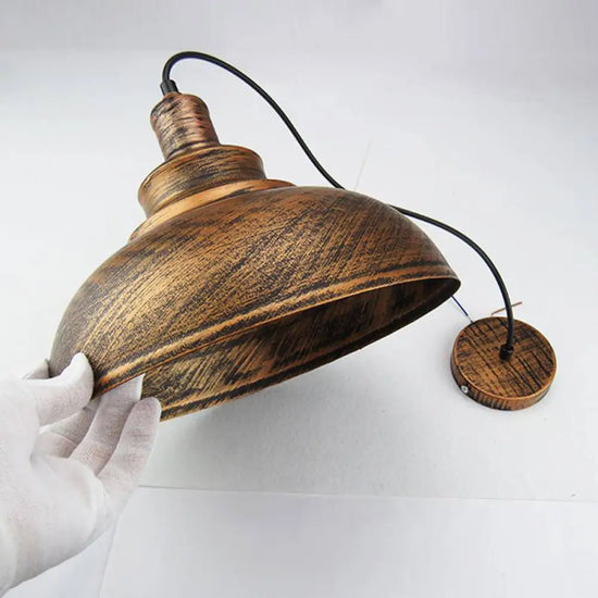 Lustre Vintage Style Bronze Luminaire Doré